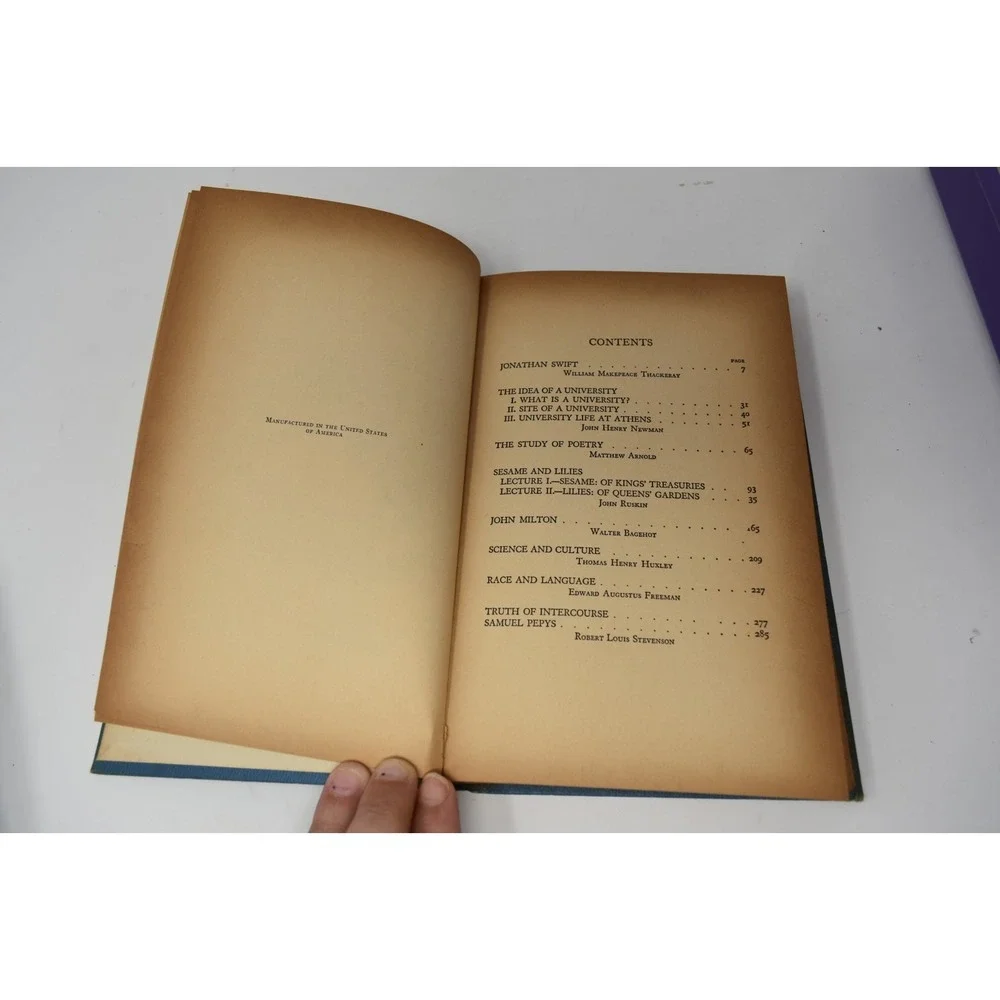 Selected Essays Anthology Best Loved Classics Hardcover Vintage Essay Collection